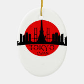 Tokio Landmark Keramisch Ornament (Voorkant)