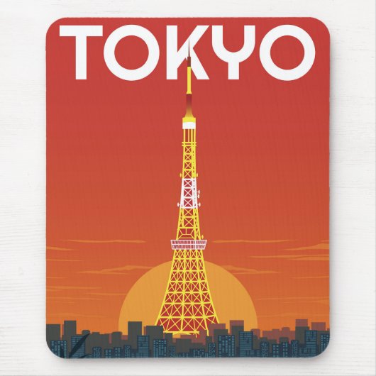 Tokio Landmark Muismat (Voorkant)