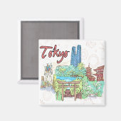 Tokio Magneet (Voorkant / Achterkant)