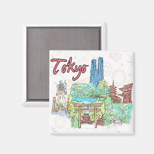 Tokio Magneet (Voorkant / Achterkant)