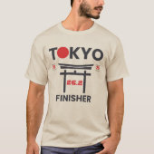 Tokio Marathon Finisher 2025, cadeau voor hardlope T-shirt (Voorkant)
