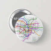 Tokio Metro Map Ronde Button 5,7 Cm (Voorkant /achterkant)