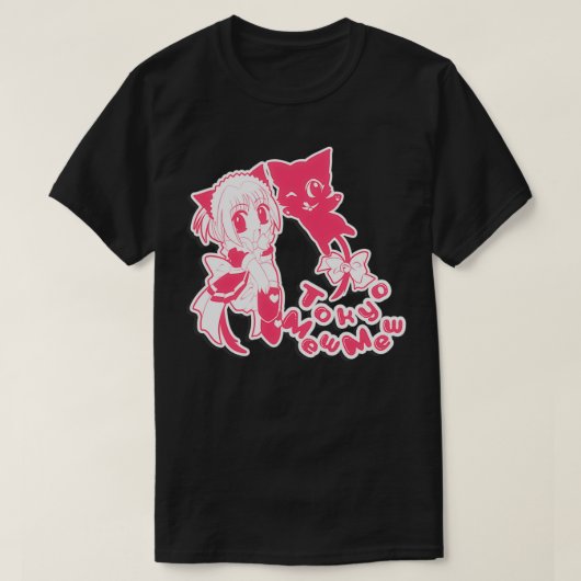 Tokio Mew Mew Furoku-stijl T-shirt (Design voorkant)
