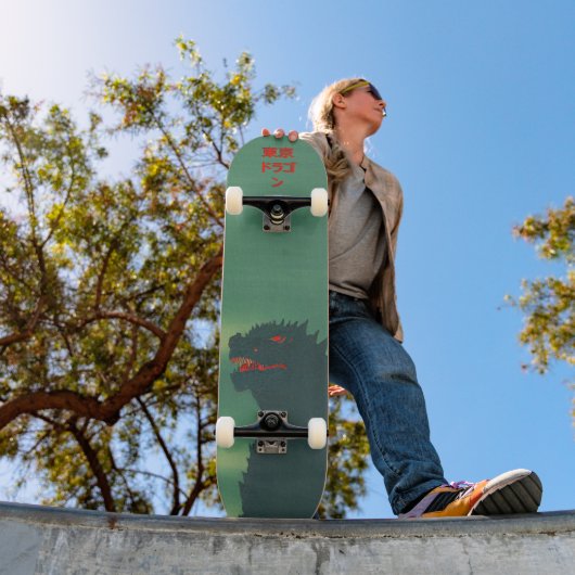 Tokio Monster Draak Japans Persoonlijk Skateboard (Buiten 1)