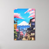 Tokio Mt Fuji Canvasprint Canvas Afdruk (Voorkant)