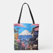 Tokio Mt Fuji Tote Bag (Achterkant)