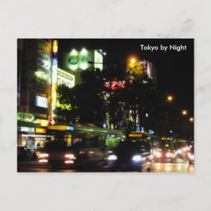 Tokio, Night Briefkaart