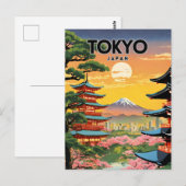 Tokio nostalgisch briefkaart (Voorkant / Achterkant)