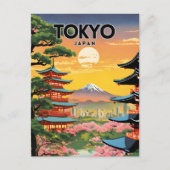 Tokio nostalgisch briefkaart (Voorkant)