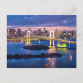 Tokio op het Briefkaart van Night (Voorkant)