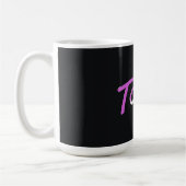 Tokio paars en wit koffiemok (Links)