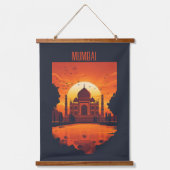 Tokio, Parijs. Mumbai Hangend Wandkleed (Voorkant 3)