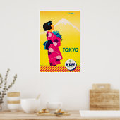 Tokio Reisposter Japanse Kunst KLM Poster (Keuken)