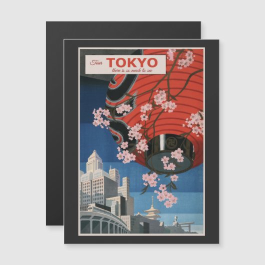 Tokio Reizen Vintage Advertentie (Voorkant / Achterkant)