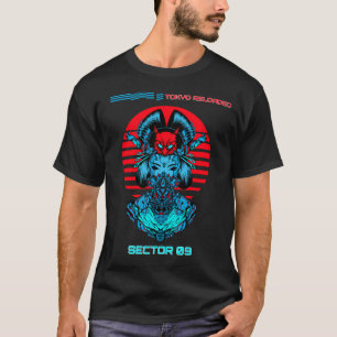 Tokio Reloaded – Cyberpunk Samurai Geisha Japan T-shirt