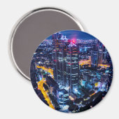 Tokio 's nachts magneet (Voorkant / Achterkant)