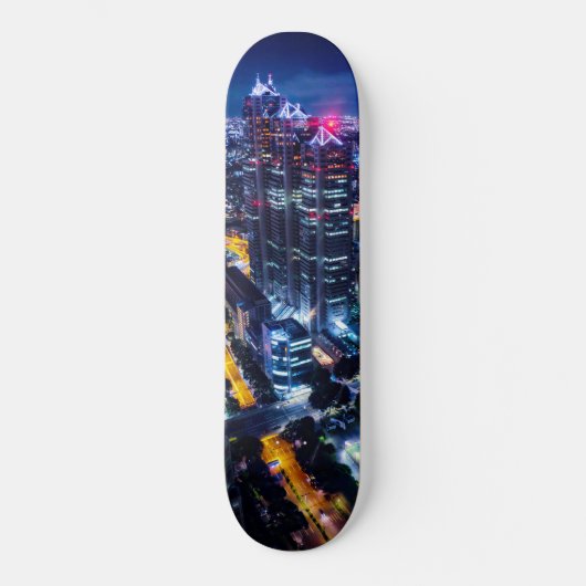 Tokio 's nachts persoonlijk skateboard (Voorkant)