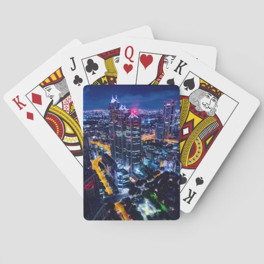 Tokio 's nachts pokerkaarten (Achterkant)