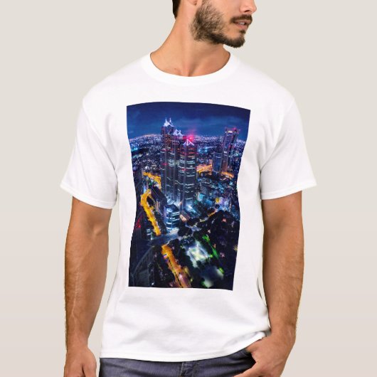 Tokio 's nachts t-shirt (Voorkant)