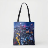 Tokio 's nachts tote bag (Voorkant)