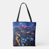 Tokio 's nachts tote bag (Achterkant)