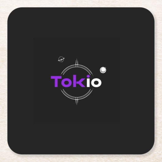 Tokio samoerai kartonnen onderzetters (Voorkant)