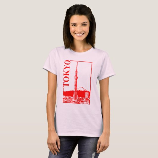 Tokio - SkyTree T-shirt (Voorkant volledig)