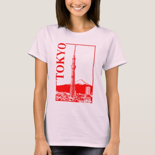 Tokio - SkyTree T-shirt (Voorkant)