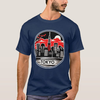 Tokio Stad Japan Minimalistische jongen T-shirt