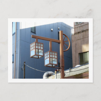 Tokio Straatverlichting: Asakusa Briefkaart