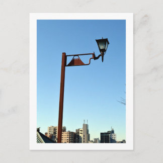 Tokio Straatverlichting: Fujimizaka, Nishi-Nippori Briefkaart