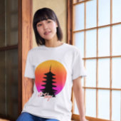 Tokio Sunset Pagoda Vakantie T-shirt