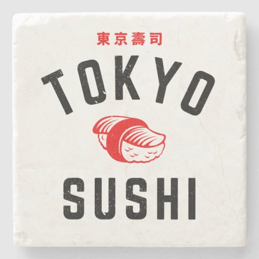 Tokio Sushi Stenen Onderzetter (Voorkant)