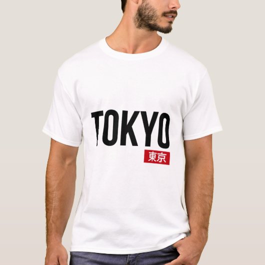 tokio - tekst t-shirt (Voorkant)