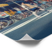 Tokio Toren Fantasie | Surreal Cityscape Poster (Hoek)