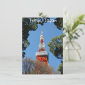 Tokio Toren, Japan kaart (Staand voorkant)
