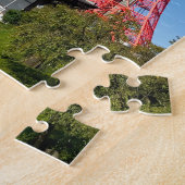 Tokio Tower en Zojoji Tempel Legpuzzel (Zijkant)