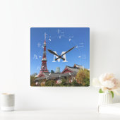 Tokio Tower en Zojoji Tempel Vierkante Klok (Huis)
