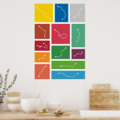 Tokio - Transit Palettes Poster (Keuken)