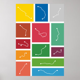 Tokio - Transit Palettes Poster