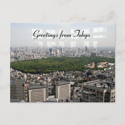tokio-uitzicht briefkaart (Voorkant)