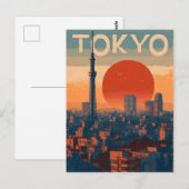 Tokio vintage briefkaart (Voorkant / Achterkant)