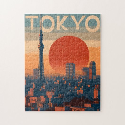 Tokio vintage legpuzzel (Verticaal)