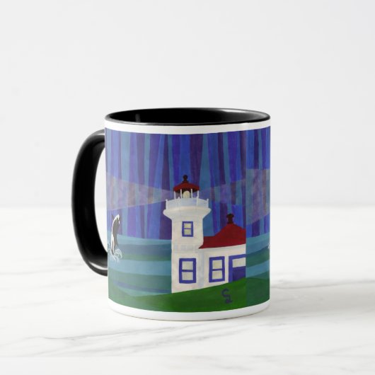 Tokitae's thuiskomst mok (Voorkant links)