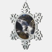 Tokopah Herfst II in het Nationaal Park Sequoia Tin Sneeuwvlok Ornament (Rechts)