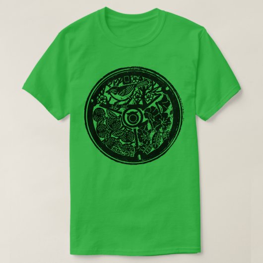 Tokoshima Manhole-Hoesje T-shirt (Design voorkant)