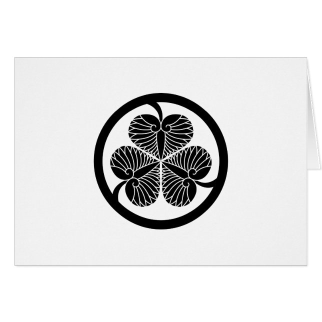 Tokugawa Aoi (4de Ietsuna 23 bloemblaadjes) 4 (Voorkant Horizontaal)