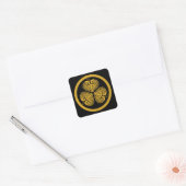 Tokugawa heemst 1(eerste,2e,3e)33 vierkante sticker (Envelop)