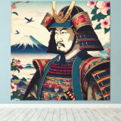 Tokugawa Ieyasu: Ukiyo-E meesterwerk Canvas Afdruk (Insitu (Houten vloer))
