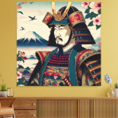 Tokugawa Ieyasu: Ukiyo-E meesterwerk Canvas Afdruk (Insitu (Woonkamer))